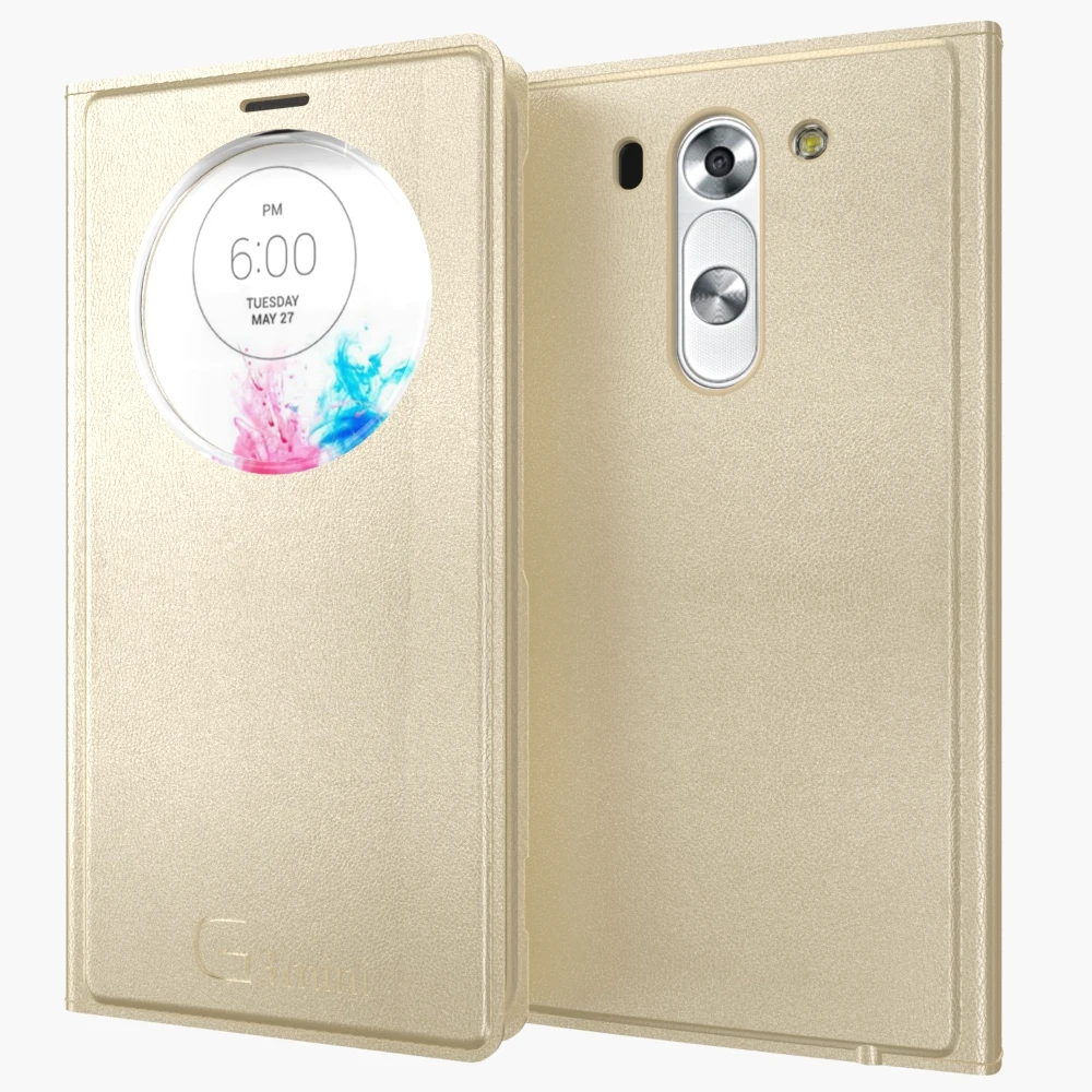 Авто сна Функция для LG G3 бить/G3 S G3S/G3 мини D722 D725 D728 D724 Slim Smart View Shell флип чехол