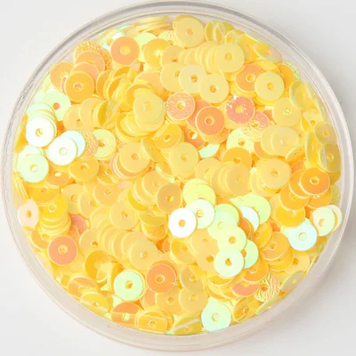Assorted Flat Round PVC Sequins for Crafting and Decoration