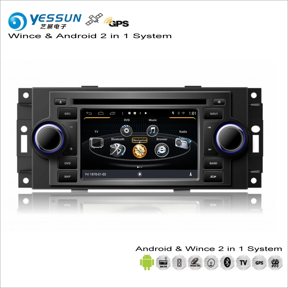 Sale YESSUN For JEEP Compass / Patriot 2008~2013 - Car Android Multimedia Radio CD DVD Player GPS Map Navigation Audio Video Stereo 3