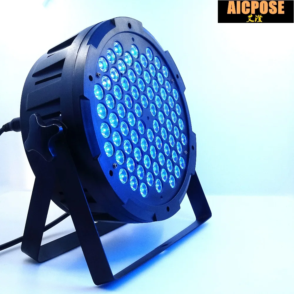 80*3 Вт RGB 3 в 1 огни 80x3 светодиодные светильники Par плоские par dmx512 фотолампы