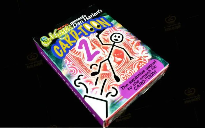 Card-Toon 2 Deck ,Card Magic Tricks,Illusions,Stage Magic,Close Up,Mentalism,Street Magic,Comedy,Magic Toys, Come Visto In Tv