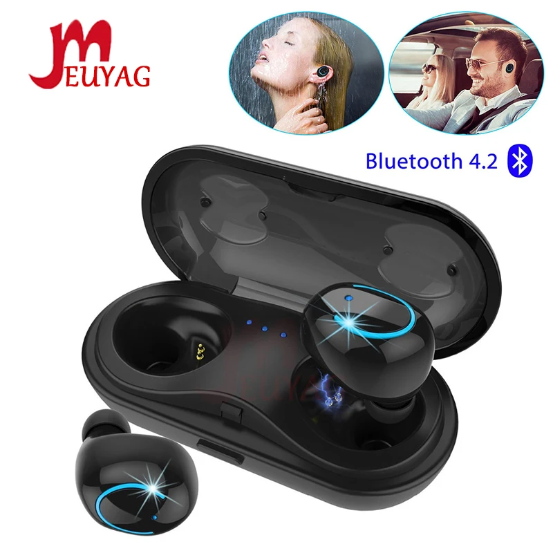 

MEUYAG TWS Wireless Bluetooth Earphone True Stereo Earbuds Sports Headset With Mic Mini Earphones For xiaomi samsung iphone