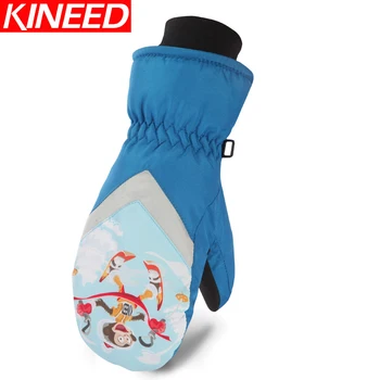 

Children's ski gloves winter warm waterproof cold cute outdoor sports men women cycling gloves Thermal Snowboard Ski Gloves