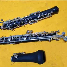 Гобои комплект C Ключ смешанный деревянный корпус Мельхиор Запчасти с серебряным покрытием