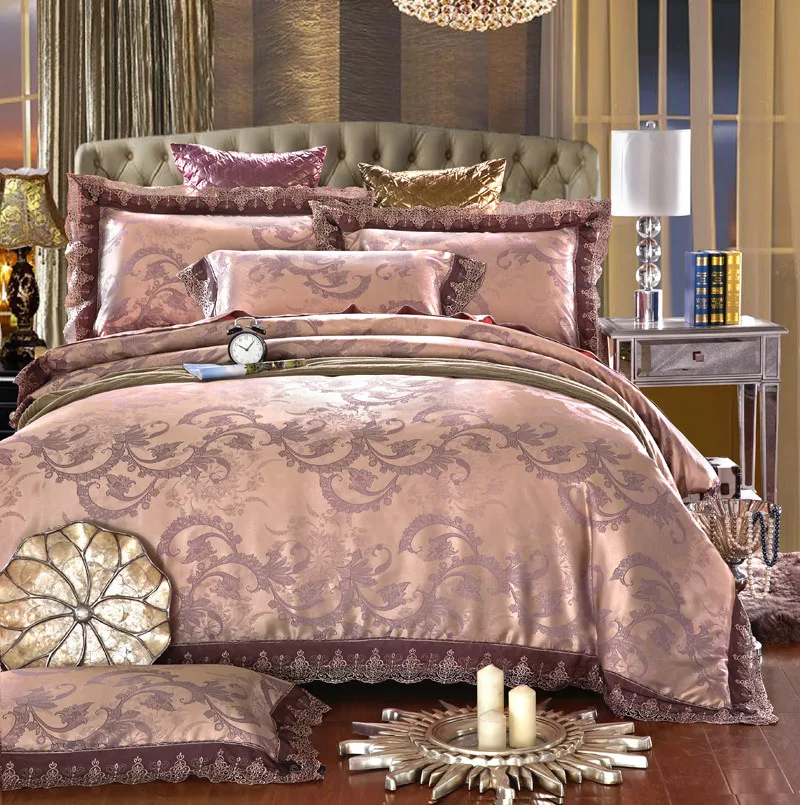 Aliexpress.com : Buy Hot sale Luxury satin silk bedding ...