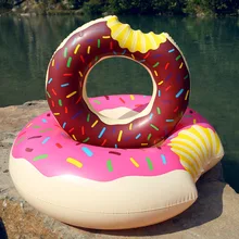 Летний гигантский бассейн пончик Кольцо для плавания для взрослых супер большой Гигантский Пончик дети вечеринка Надувные игрушки спасательный буй игрушка
