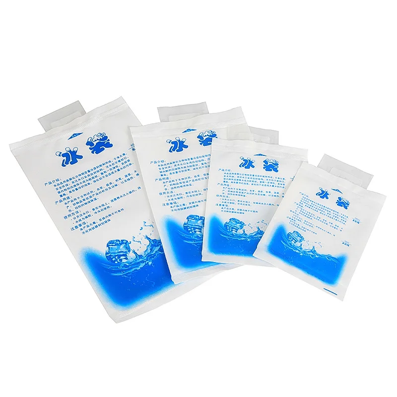 10pcs/lot Reusable Gel Ice Bag Insulated Dry Cold Ice Pack Plastic Gel Cooler Bag for Food Fresh Cans Wine Medical Pain Relief