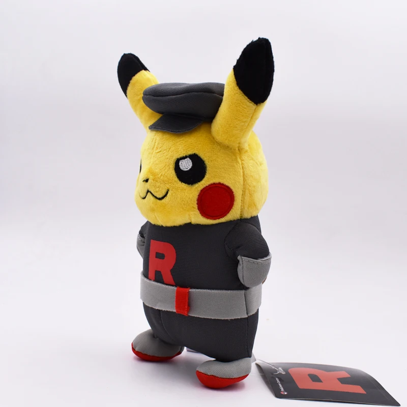 Пикачу Косплэй Team Rocket Peluche высокое качество кукла милые плюшевые куклы мягкие игрушки 22 см Детский подарок