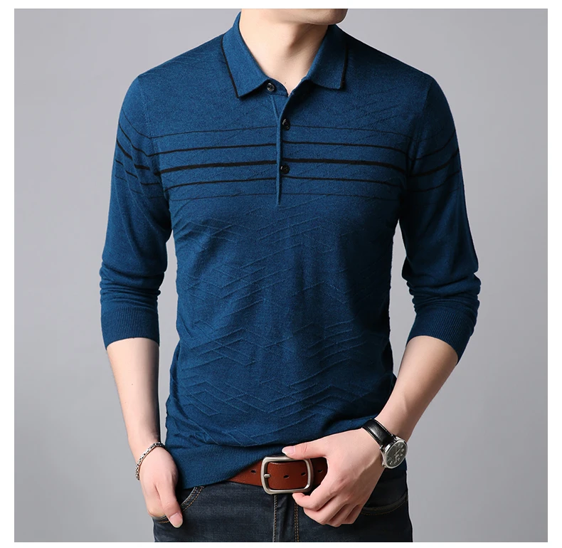 Men coat led sweater autumn autumn fashion knitwear middle-aged long-sleeved long warm woolen sweater render unlined upper garme