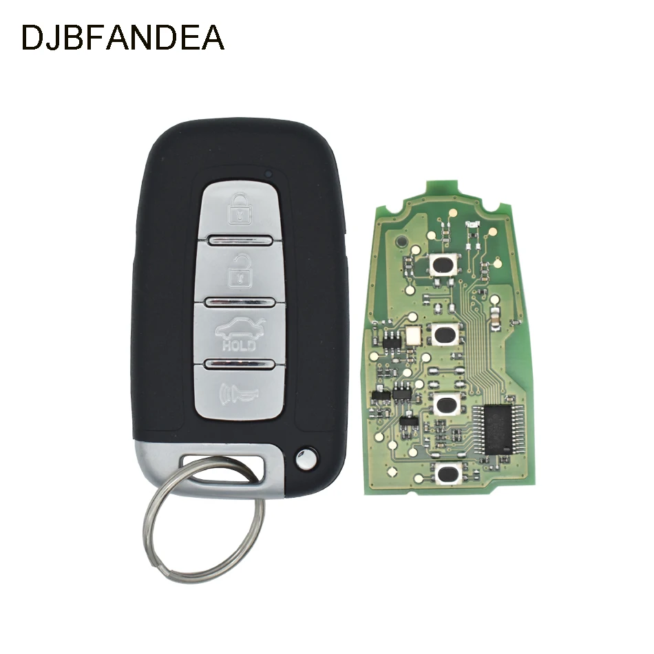 

DJBFANDEA Smart Remote Control Key Fob 433mhz For Hyundai I30 IX35 SY5HMFNA04 with ID46 Chip PCF7952 3Button / 4Button Optional