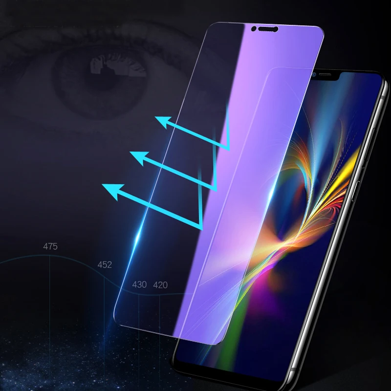 Закаленное стекло с защитой от синего излучения для Vivo Y11 Y15 Y17 Y12 2020 Y91 Y91i Y95 Y91C Y81 Y81i