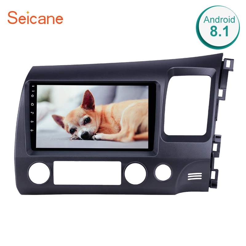 Best Seicane Android 8.1 9" Car Multimedia player For Honda Civic 2006 2007 2008 2009 2010 2011 2din GPS Navigation support AUX USB 0 Best Seicane Android 8.1 9" Car Multimedia player For Honda Civic 2006 2007 2008 2009 2010 2011 2din GPS Navigation support AUX USB 0