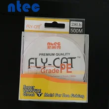 NTEC PE плетеная рыболовная леска 500 м прочный многонитный бас-форель рыболовная проволока