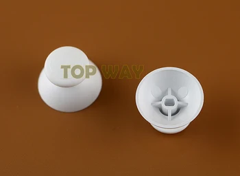 

4pcs/lot Big Hole White 3D Analog Cover Plastic Thumb stick Rocker Joystick Grip Cap Shell Caps For Wii U WiiU Pro Controller