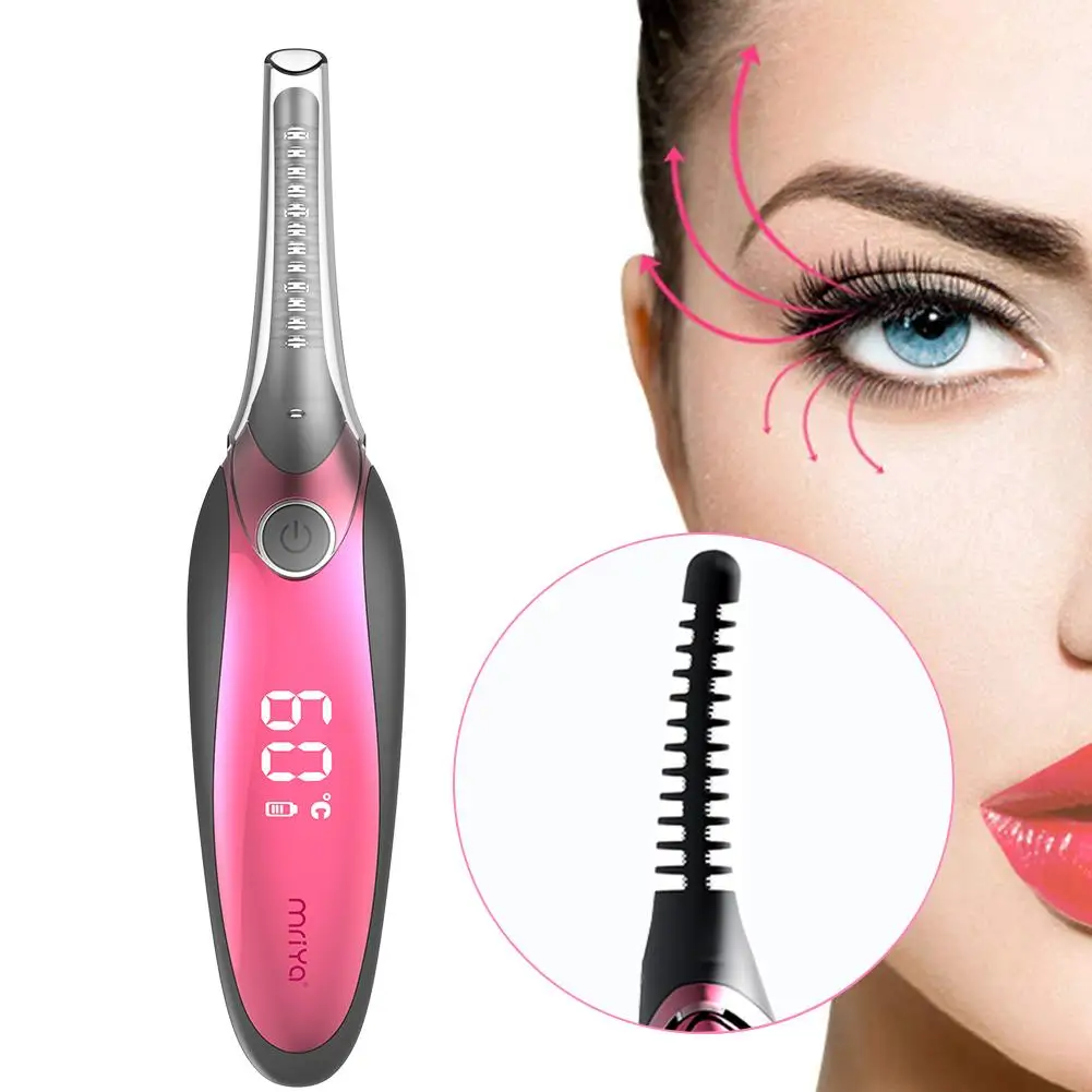 

Eyelash Curlers Eye Lashes Curling Clip Mini Portable Electric Heated Curling Eyelash Curler Roller Beauty Tool