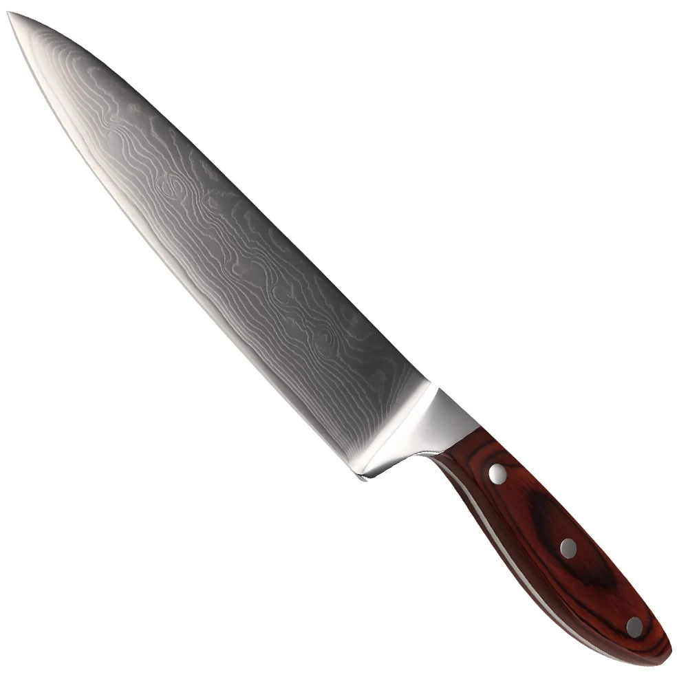 Uncategorized Kitchen Knives For Sale online get cheap damascus steel knives for sale aliexpress com sharp chef knife 8 inch kitchen vg10 best wave pattern new design color wood handle hot sale