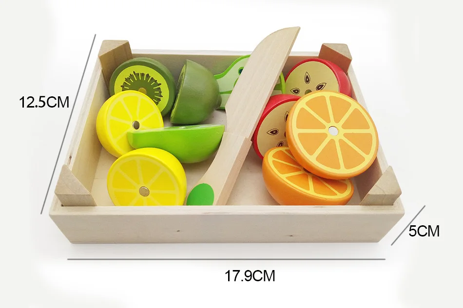 JaheerToy детская игрушка для детей, набор кухонных игрушек Монтессори, обучающая игрушка для родителей и детей, разрезание овощей и фруктов