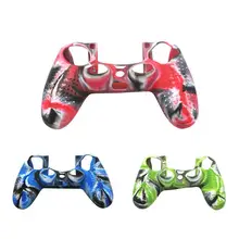 Камуфляжный Противоскользящий силиконовый чехол для sony PS4/Pro/тонкий контроллер