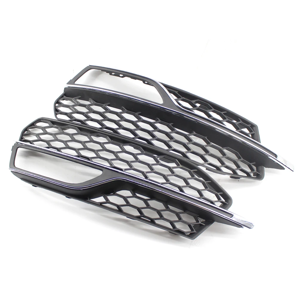 

Car Grille Black Painting Auto Front Bumper Mesh Honey Grill For Audi S3 2013-2017 or for Audi A3 S-Line 2014-2016