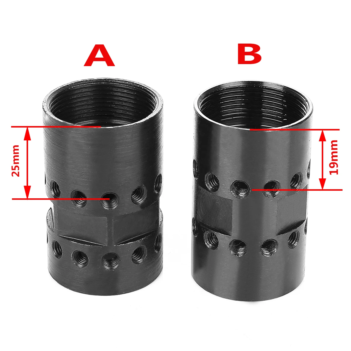 

Magorui All Steel NSR Handguard Rail Mount Free Float Ultralight KeyMod M-Lok Handguard Barrel Nut
