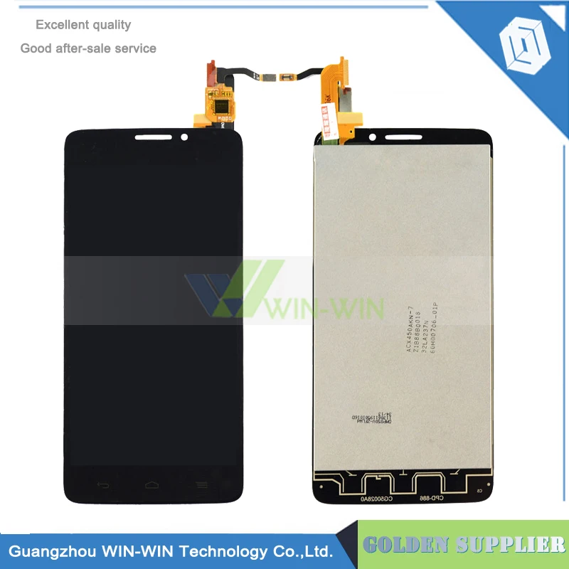 

5pcs/lot LCD Screen Display With Touch Screen Digitizer Repair Replace Parts for Alcatel One Touch Idol X 6040 6040A 6040D 6040X