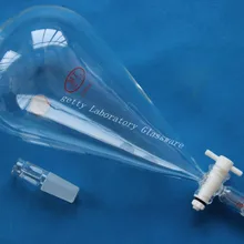 2000 мл seperatory воронка, отделяя воронка, 24/40 совместное, с ptfe telfon краном(стеклянная