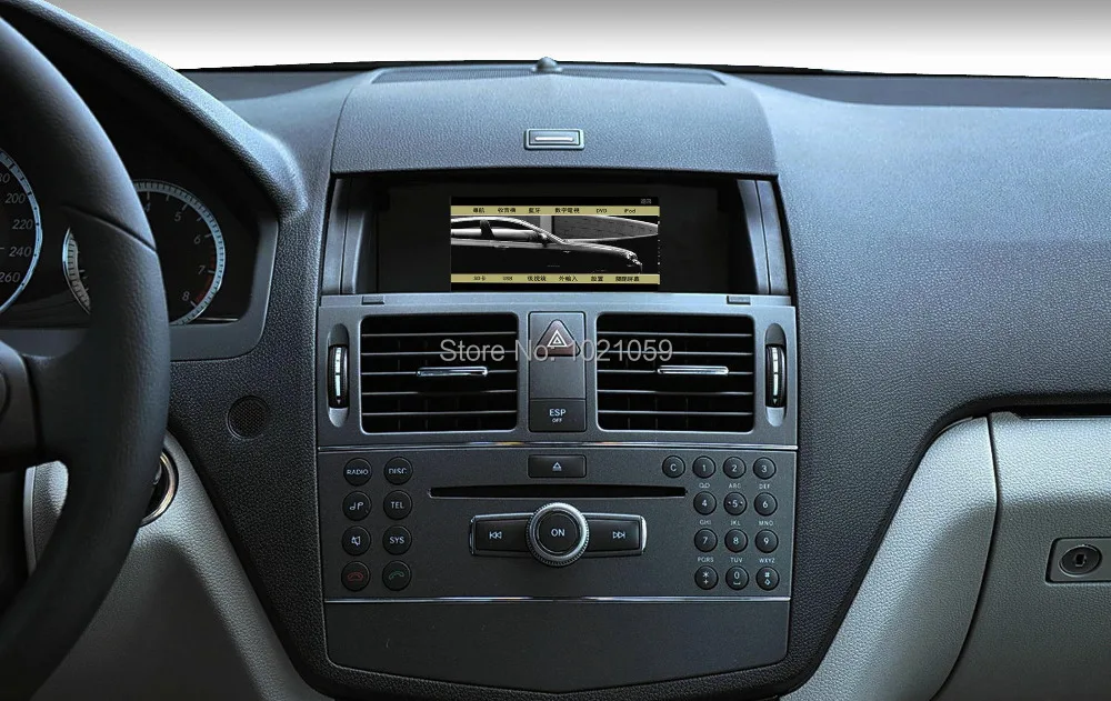 Best Free shipping special car dvd gps player for Benz-C class W204(2008-2010) C180,C200,C230,C300 1