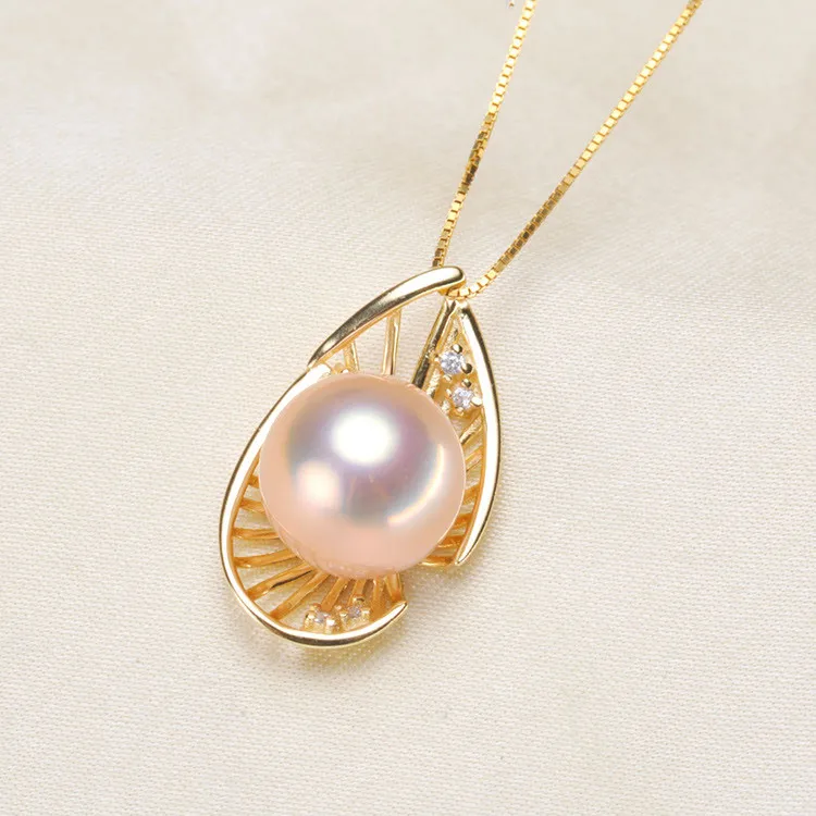 

Pearl Pendant Settings, Fashionable Bases Setting Pendant Mountings 925 Silver Pendant Jewelry DIY making No Pearl No Chain