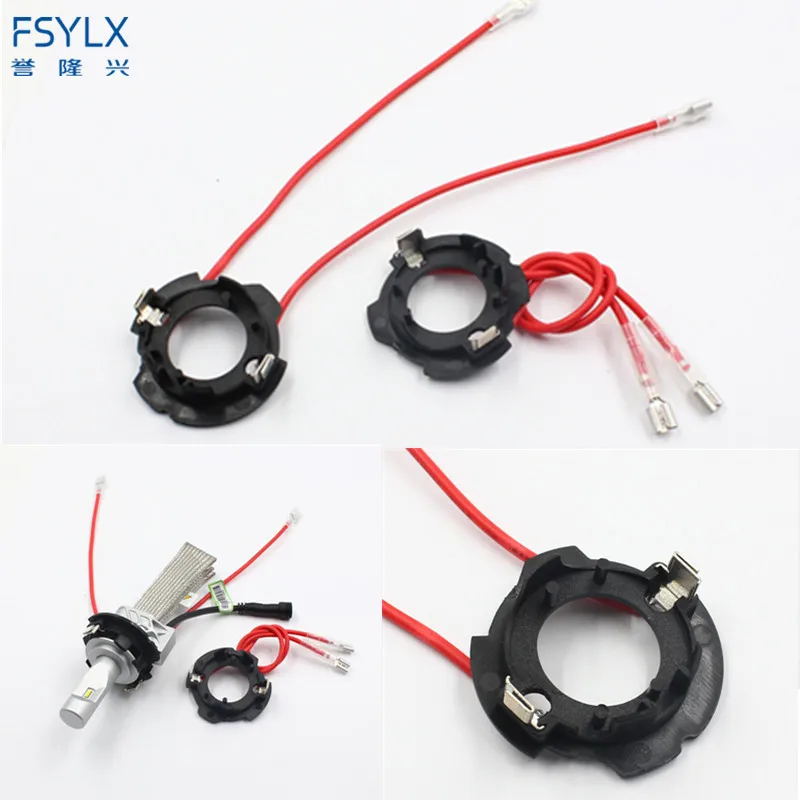 FSYLX 2PCS H7 led headlight retainer clip for Volkswagen golf 5 car