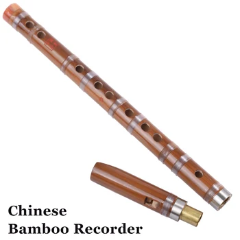 

Chinese Bamboo Flute Recorder Traditional Vertical Clarinet Wind Musical Instruments 6 Hole Flauta