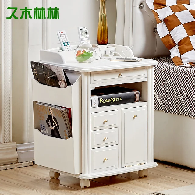 Paulownia Wood Simple Bedside Lockers Anese Sofa Cabinet Coffee Paulownia Wood Simple Bedside Lockers Anese Sofa Cabinet Coffee Corner Side Cabinets Storage Boxe
