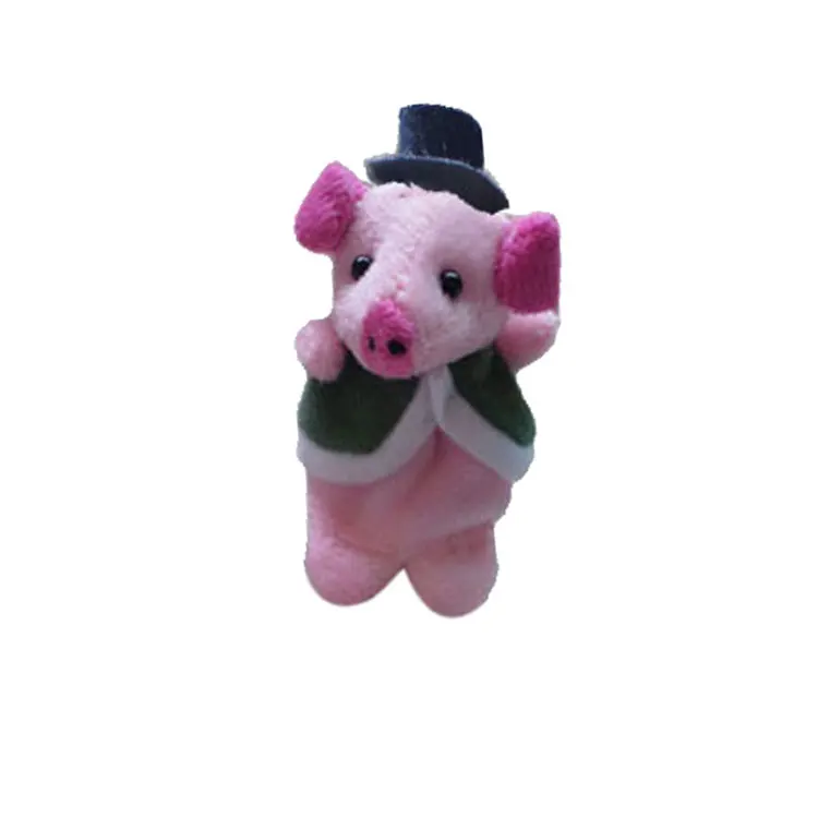 5Pcs/Set Finger Puppets for Children Kids Baby Cute Toys Stage Show Performance Prop-The Little Piggy
