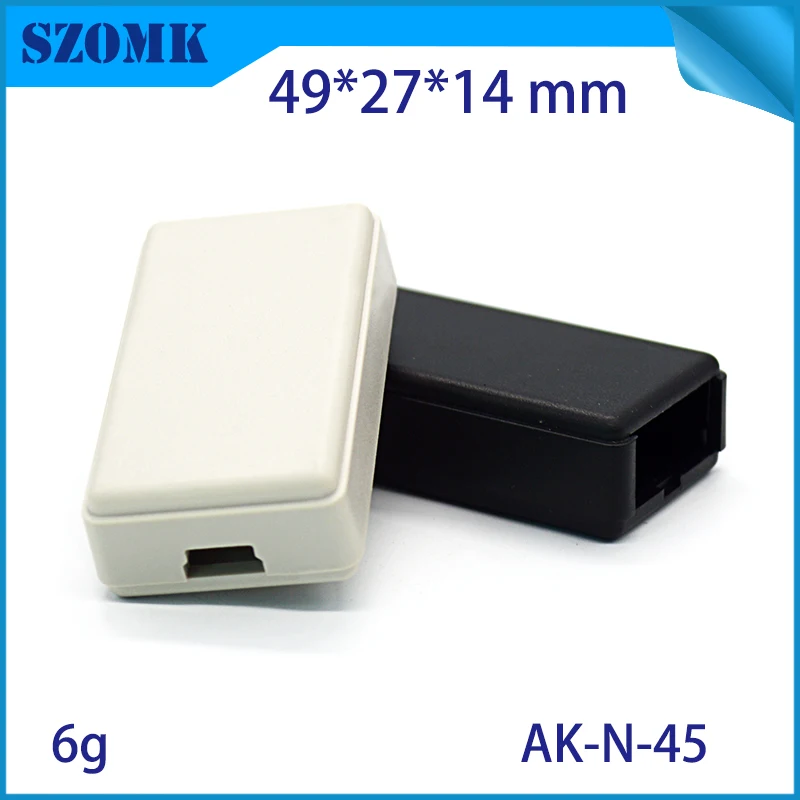 

1 piece, 49*27*14mm szomk plastic housing szomk electronics box enclosure for pcb instrument enclosure project box