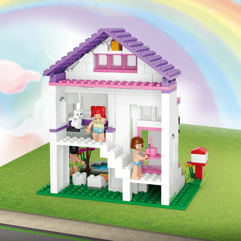 0532 291pcs Girl's Dream Constructor Model Kit Blocks Compatible LEGO Bricks Toys for Boys Girls Children Modeling