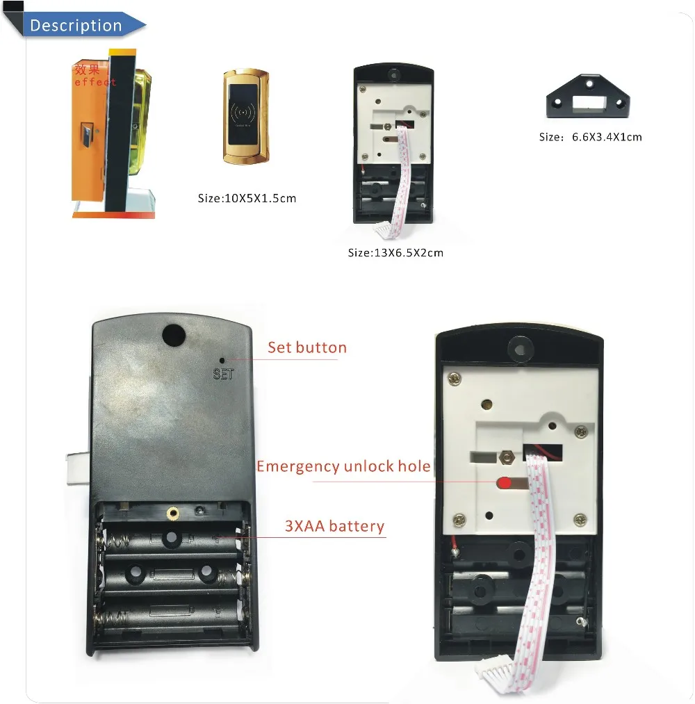 10 шт RFID 125 KHZ шкафчики Электрический замок для шкафа электронный замок ключ для электронного замка + 1 шт карты