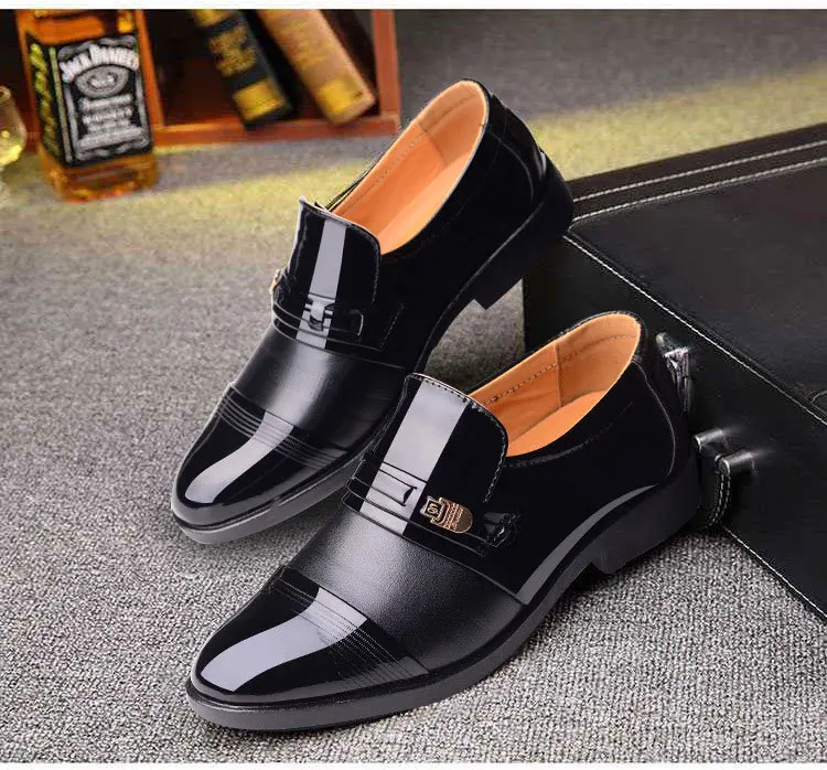 Shiny Black Formal Shoes