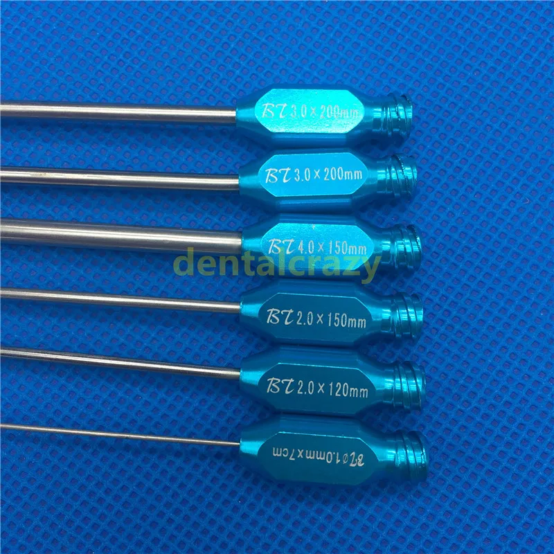 Luer Lock Cannula набор из 6 штук, липосакция Cannulas, инструменты для ухода Лучшие