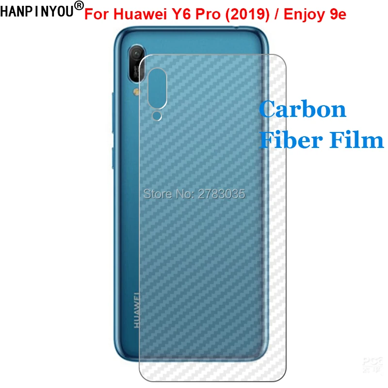 Для Huawei Y6 Pro (2019)/Enjoy 9e 6 09 &quot3D защита от отпечатков пальцев из углеродного волокна