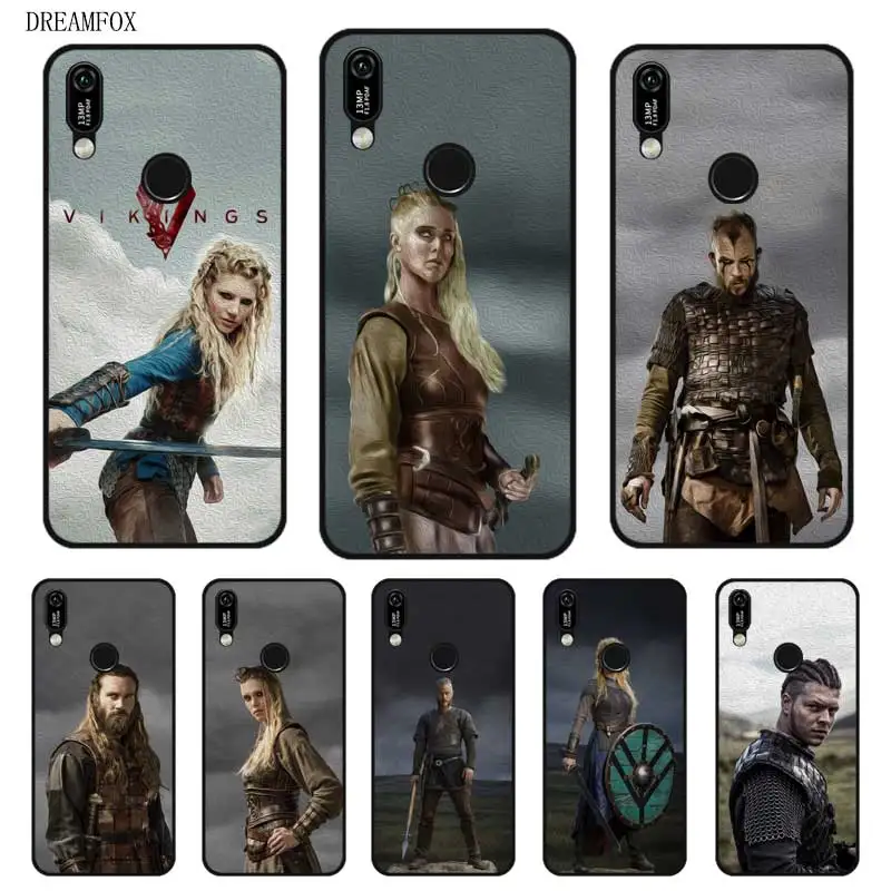 N455 сериал Викинги 4 черный силиконовый чехол для huawei Y5 Y6 Y7 Y9 премьер-профессионал