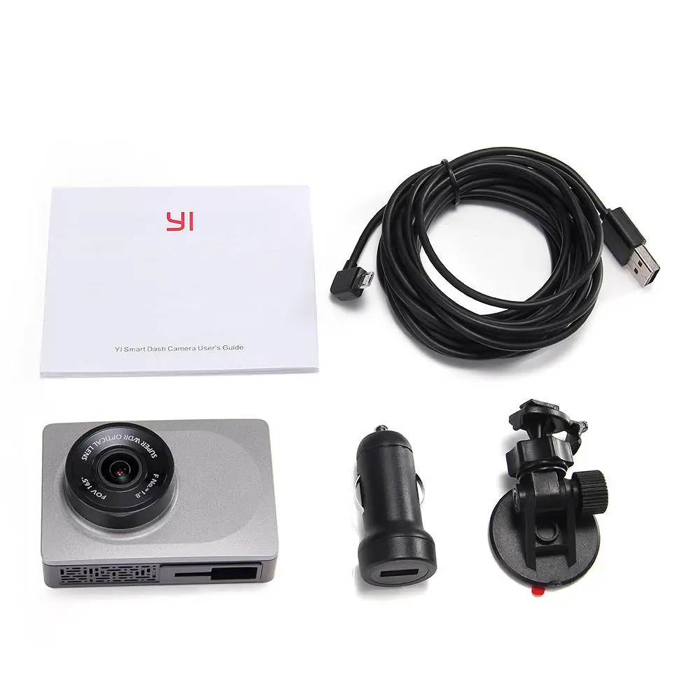 [В наличии] XIAOMI Xiaoyi YI Smart Dash camera 2 7 дюймов Автомобильный видеорегистратор 165