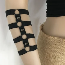 Женское сексуальное нижнее белье, подвязка, пояс, петля для рук, сексуальный бондаж, нарукавник, панк-ремешок, готический нарукавник, сексуальные ремни для нижнего белья