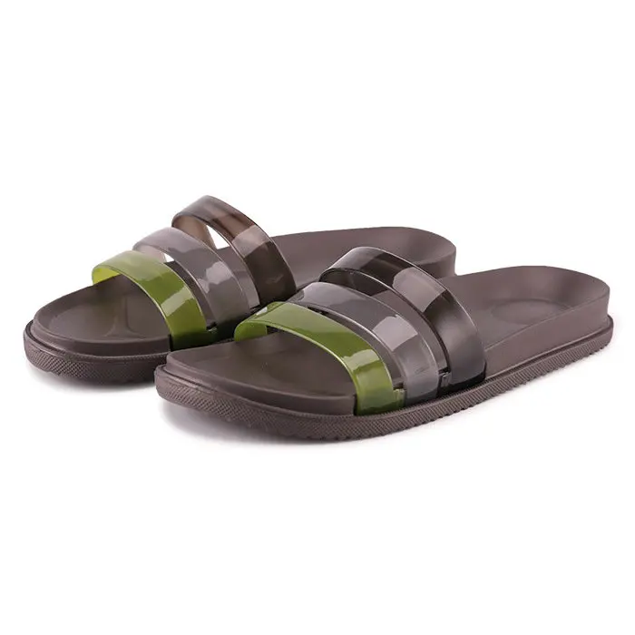 Hot Selling Men Slides Summer Beach Cool Men Outdoor Indoor Dual Purpose Flat Slipper Bathroom Antiskid Slippers (19)