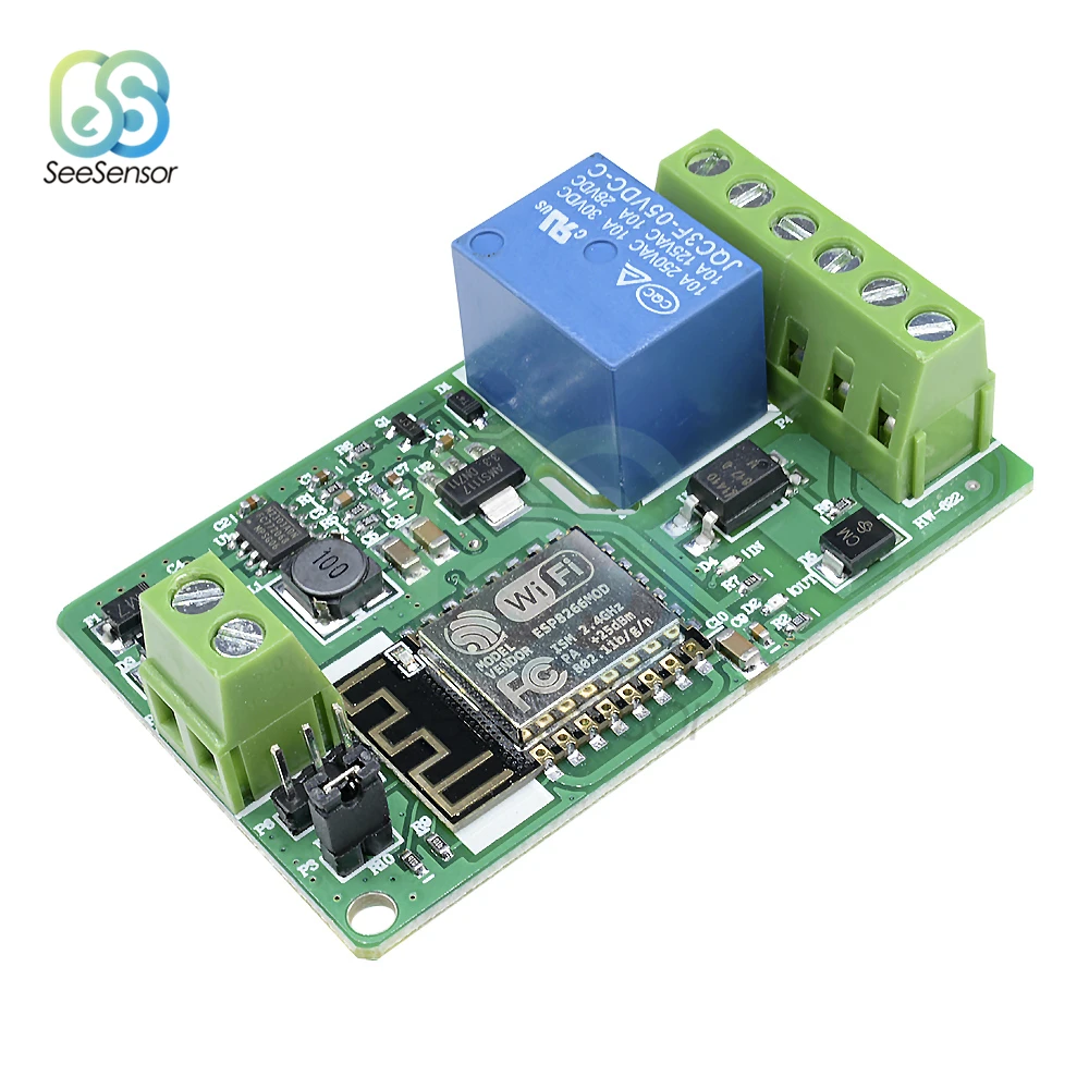 Беспроводной Wi-Fi модуль ESP8266 постоянный ток 7-30 в 220 В 10 А релейный переключения