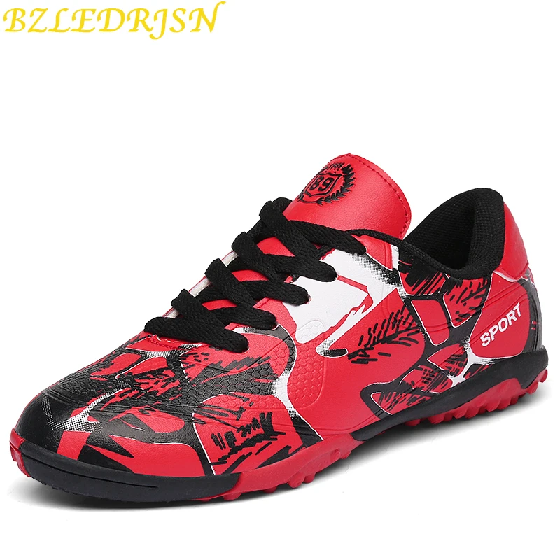 

Men Indoor Soccer Shoes Hard Court Trainer Sport Sneakers futsal shoes Kids Football Boots Child Soccer Cleats chaussure de foot
