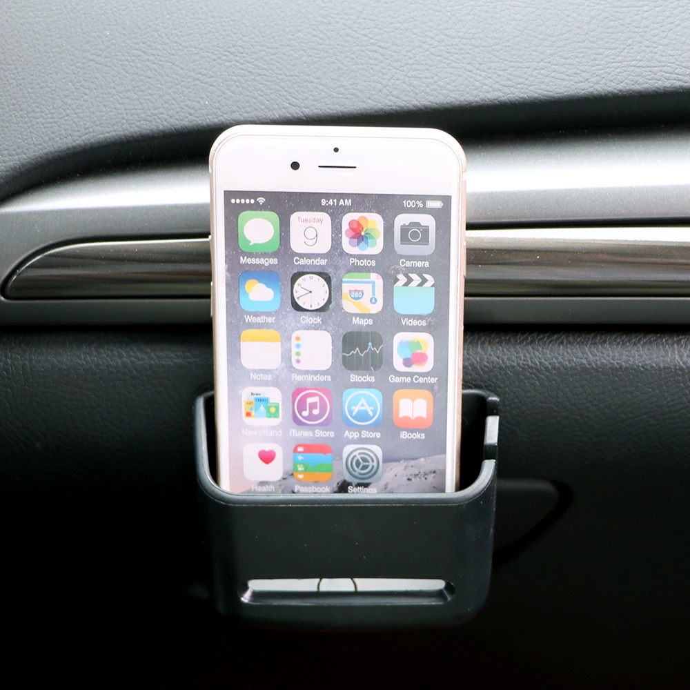 YOSOLO Car Storage Box Car Mobile Phone Holder Sundries Bracket Organizer with Self-adhesive Soft PVC Auto Interior Supplies YOSOLO Car Storage Box Car Mobile Phone Holder Sundries Bracket Organizer with Self-adhesive Soft PVC Auto Interior Supplies