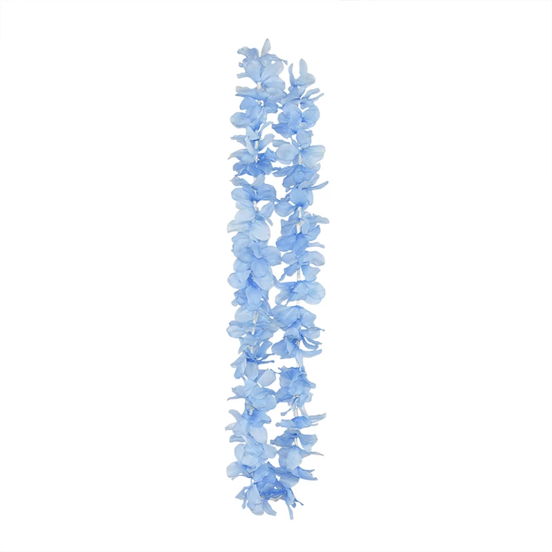 1 м Искусственные цветы лозы шёлковая Гортензия ротанг, искусственные Глициния DIY свадебная АРКА домашняя декоративная настенная вешалка фон цветы - Цвет: T06 Royal blue