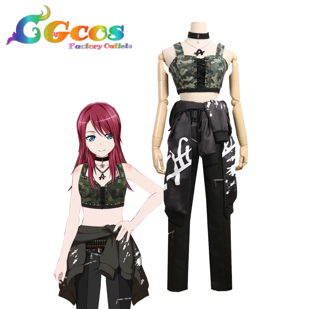 

CGCOS Cosplay Costume BanG Dream ! Afterglow second key visual Udagawa Tomoe Daily Costume Anime Uniform Halloween Anime Game