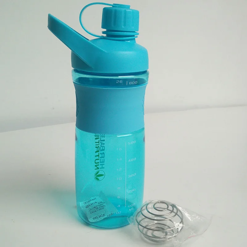 HERBALIFE 6 шт. торговля 24 часа питание Спортивная шейкер бутылка портативная вместительная бутылка для воды Fot Herbalife команда членов - Цвет: 800ml Blue