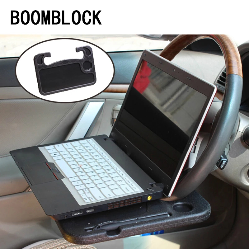 Boomblock لأودي a4 b6 تويوتا كورولا هوندا سيفيك محمول مكتب الجرف multifunction عجلة القيادة حامل حامل اكسسوارات السيارات