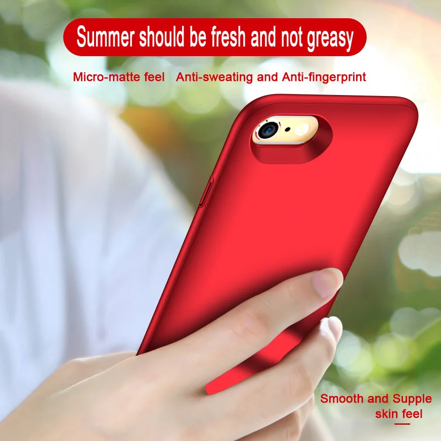 NOHON чехол для зарядного устройства беспроводной внешний аккумулятор iPhone 7/7 Plus 3500